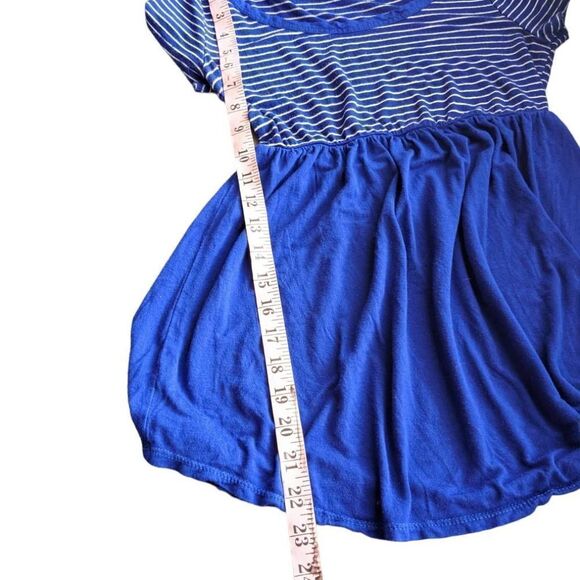 Pinc Maternity Blouse Short sleeve Color block Stripe - Picture 9 of 10